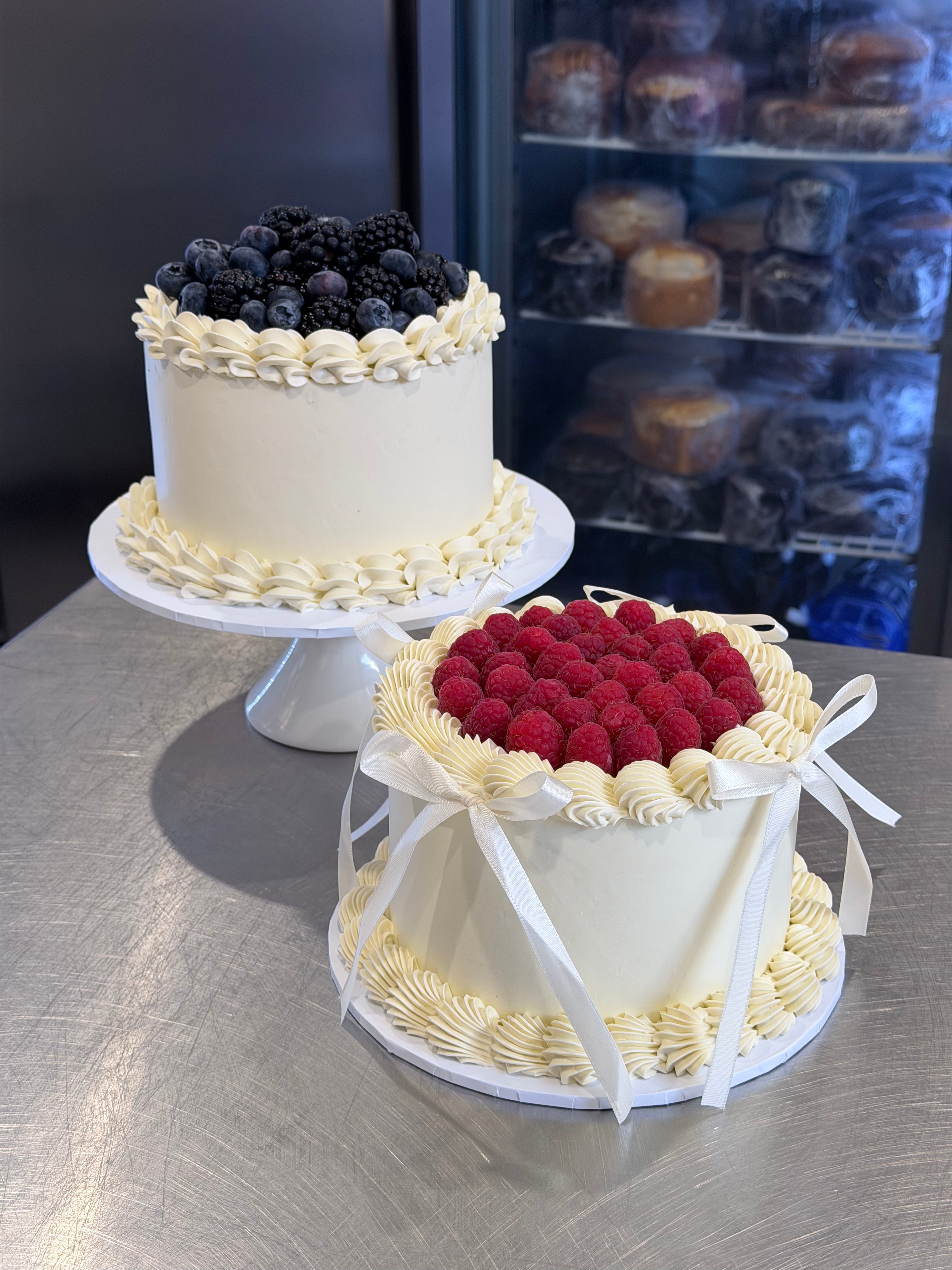 Fresh Raspberry Cake - From $150