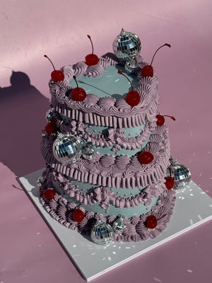 OTT Frilly LOVEHEART Cake