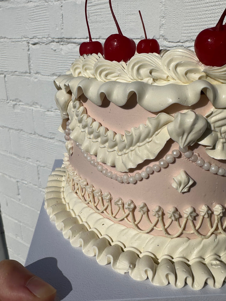 OTT Frilly LOVEHEART Cake
