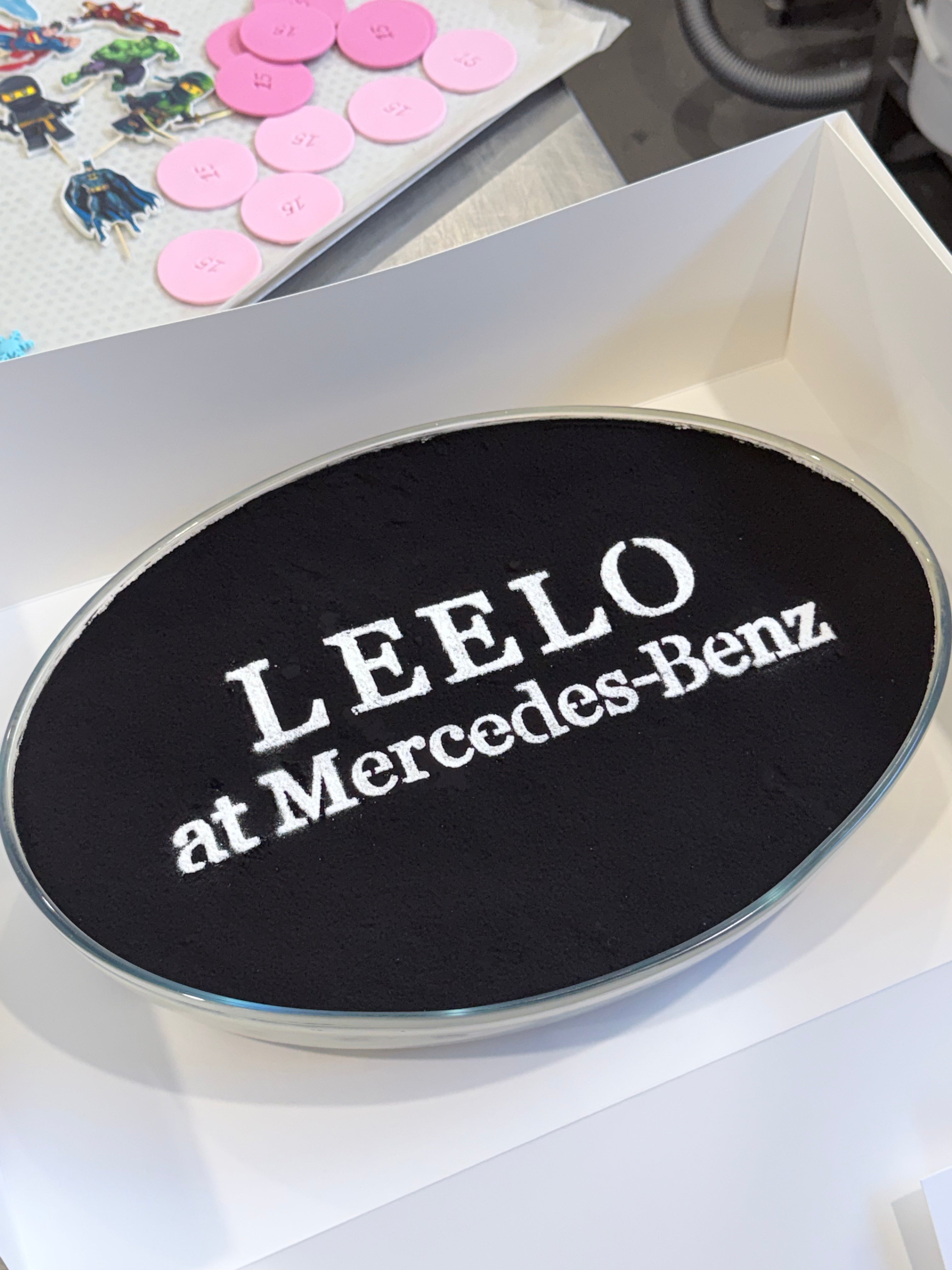 39cm Oval Tiramisu Glass Tray