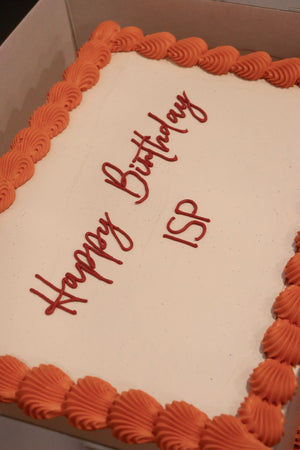 Sheet Cake with trim