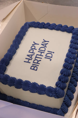 Sheet Cake with trim