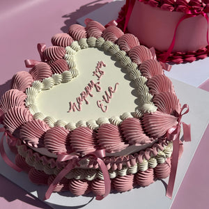 OTT Frilly LOVEHEART Cake