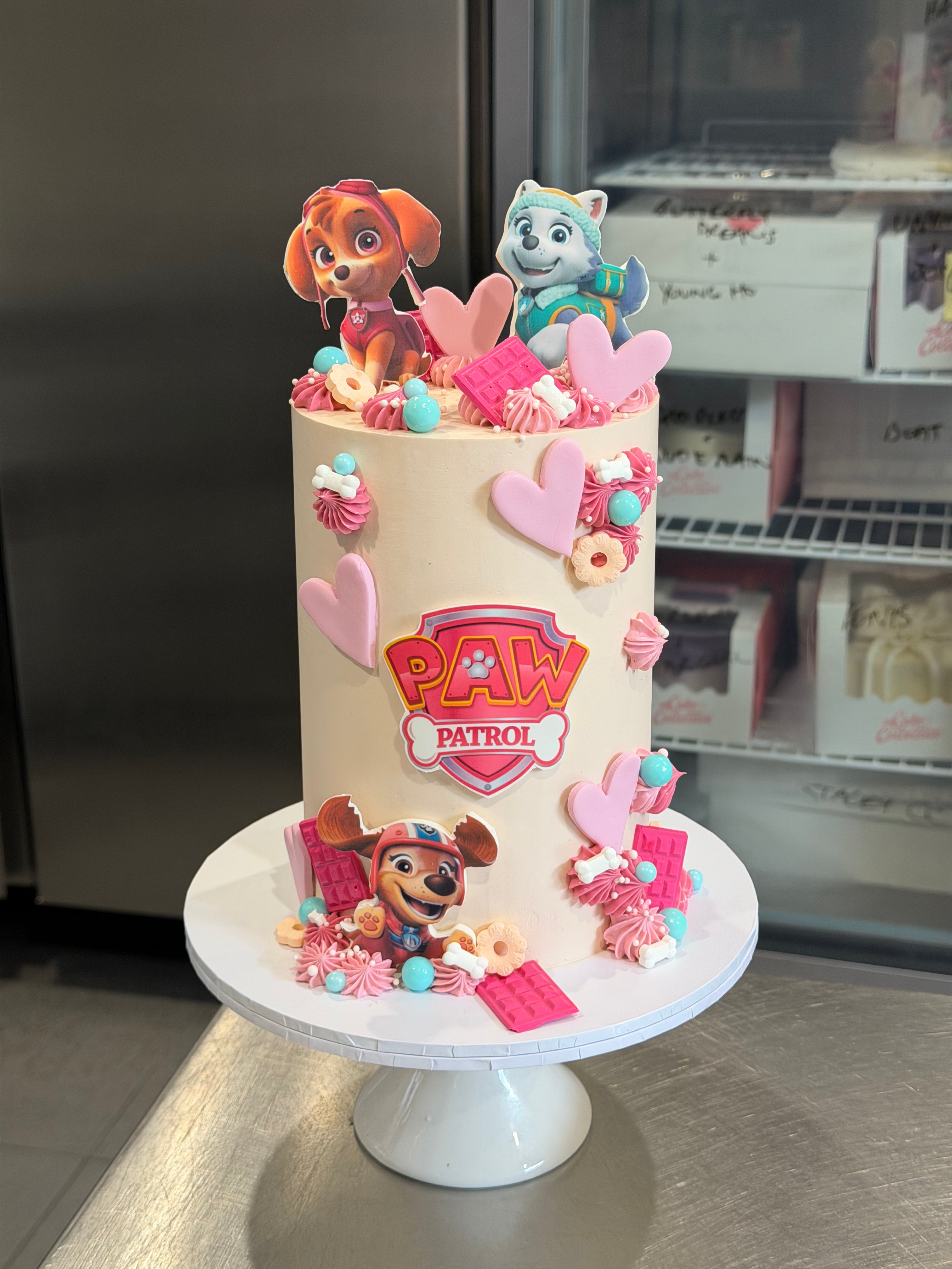 Pink Paw Cake - From $250