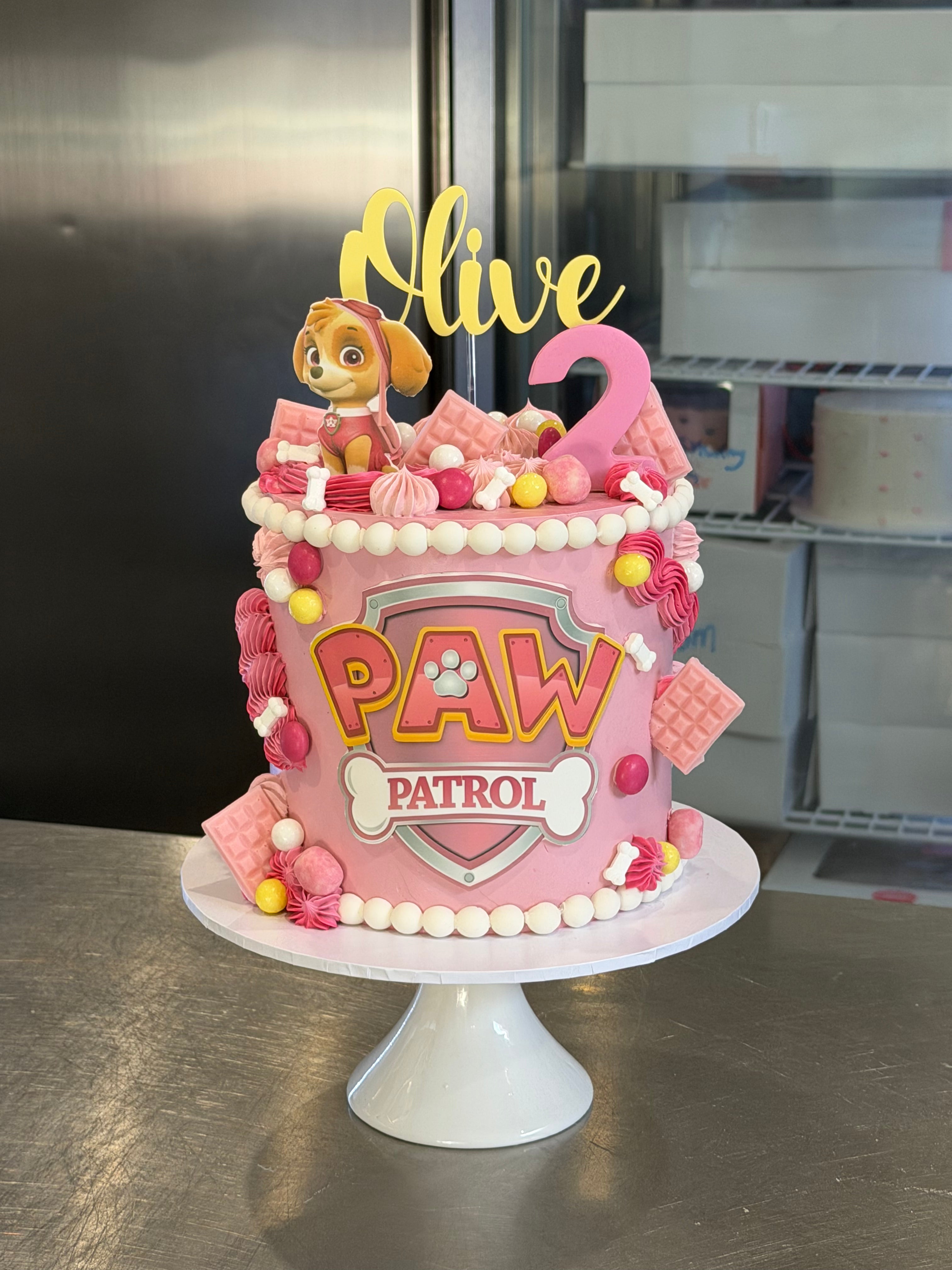 Pink Paw Cake - From $200