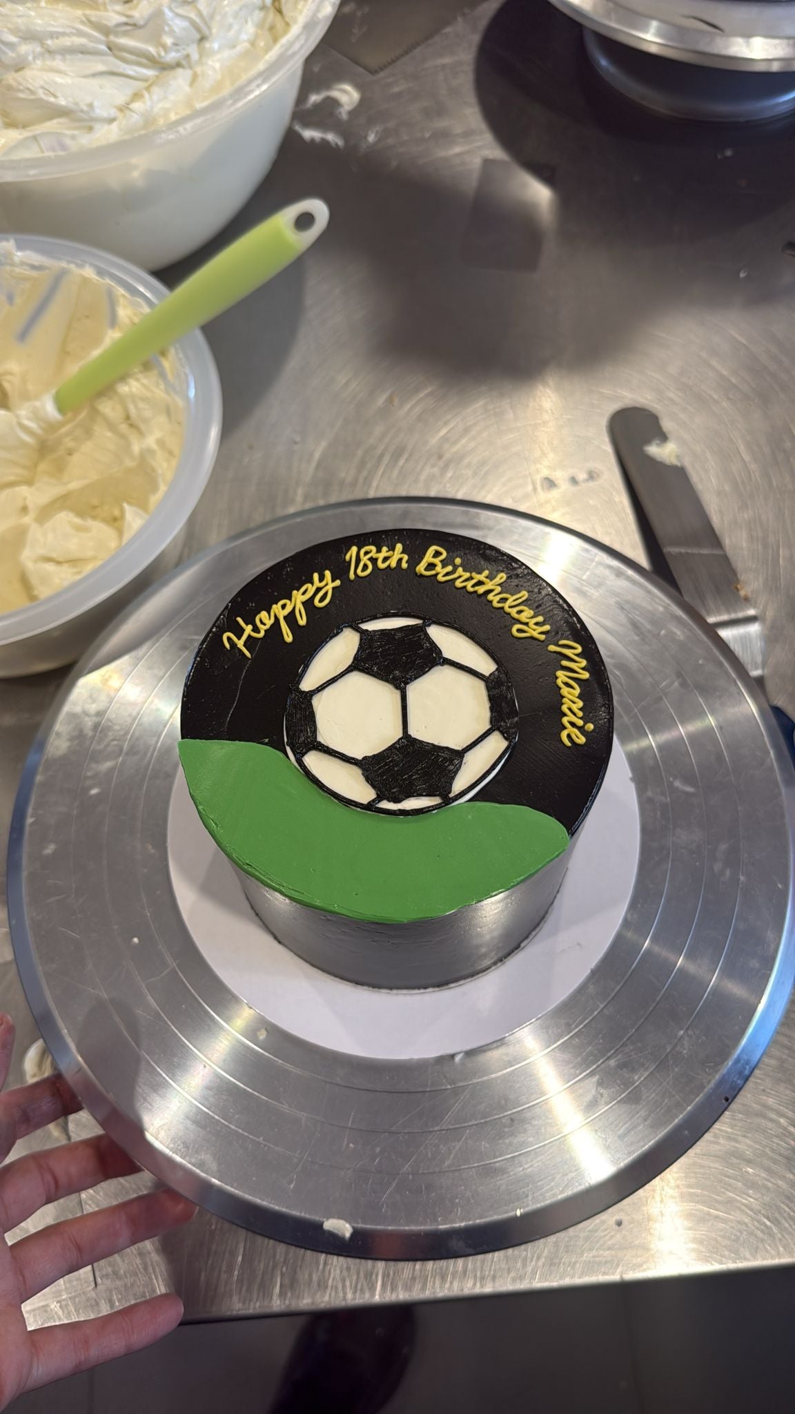 Piped Artwork Retro Cake - From $160