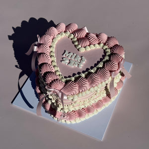 OTT Frilly LOVEHEART Cake