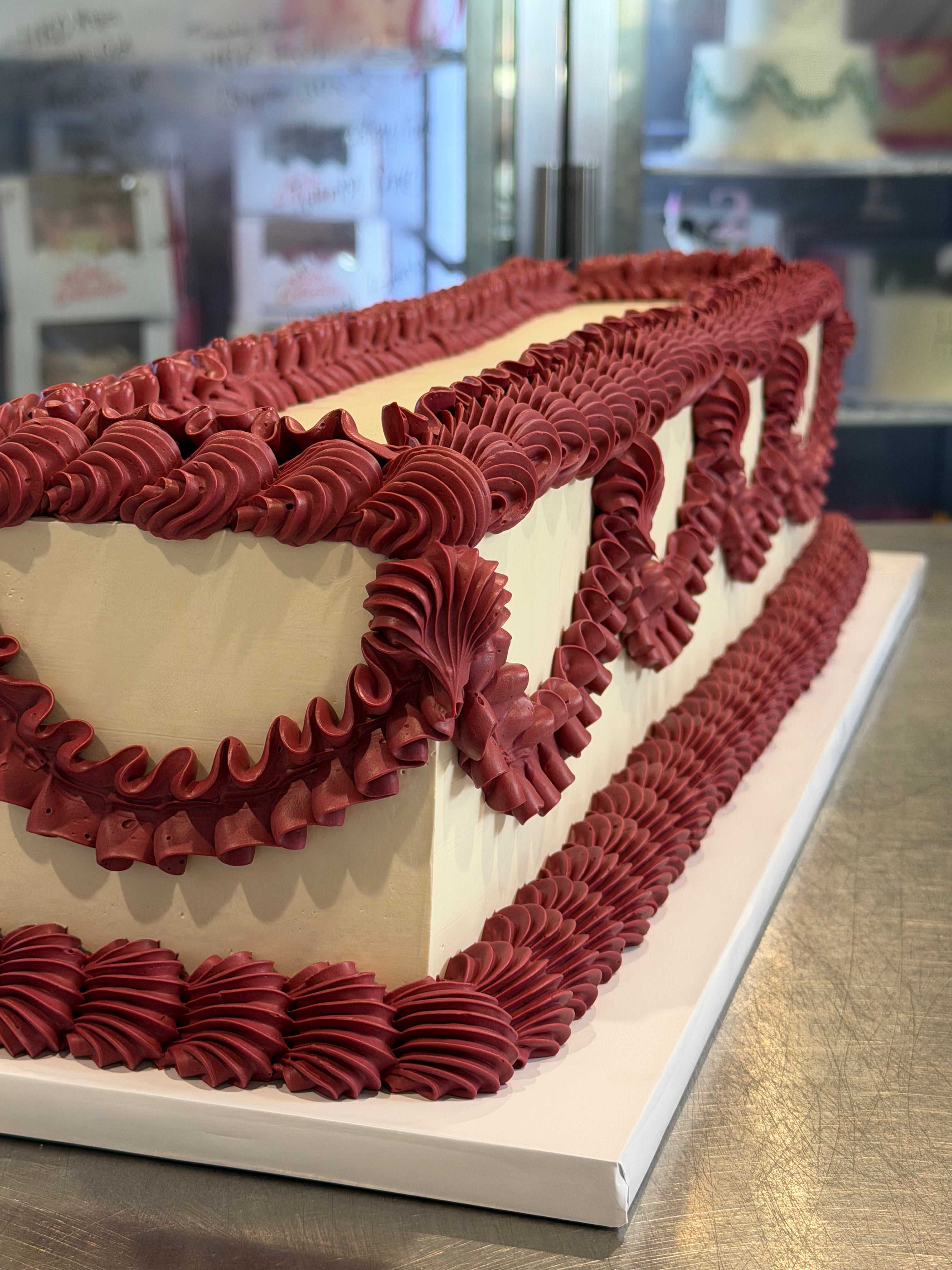 Long Rectangle Cake - From $400