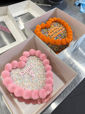 Sprinkle Covered Retro Cake