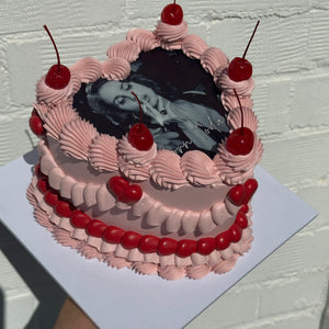 OTT Frilly LOVEHEART Cake