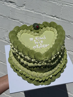 OTT Frilly LOVEHEART Cake