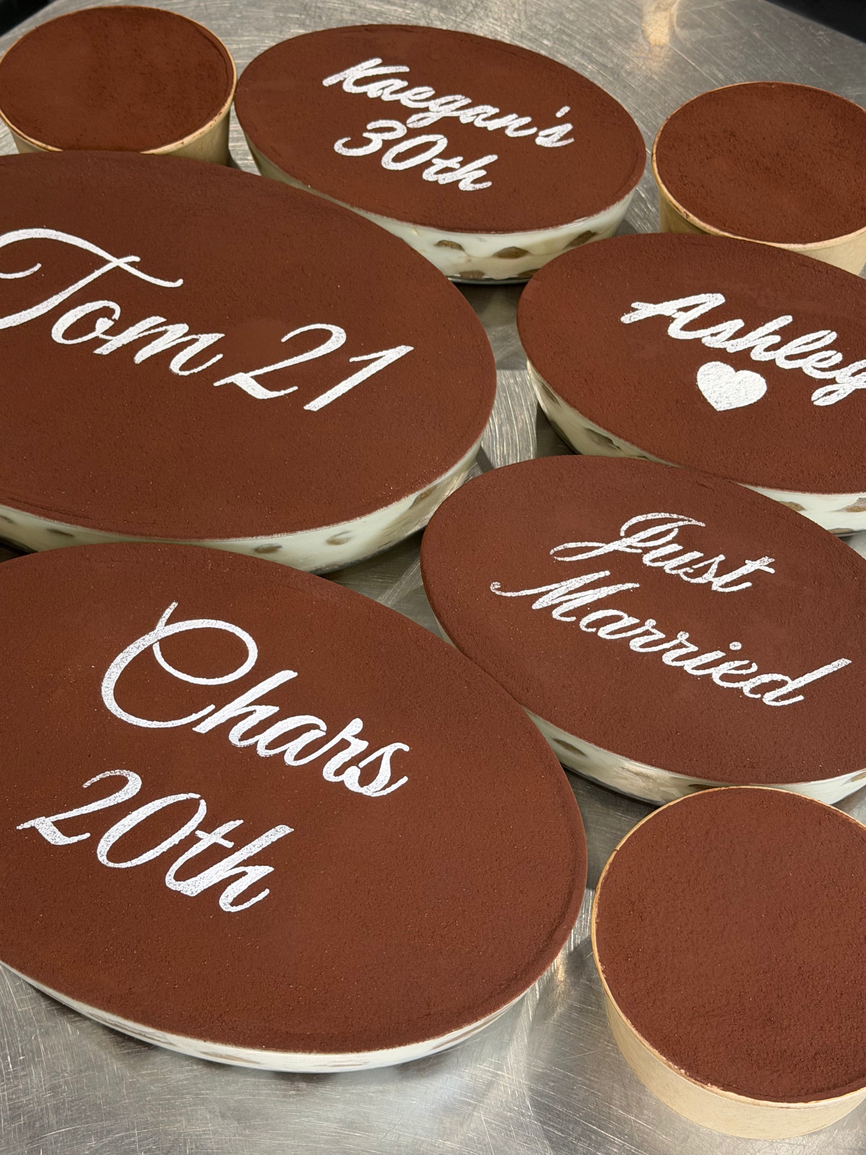 35cm Oval Tiramisu Glass Tray