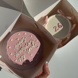 Birthday girl small cakes perth bow cake cute