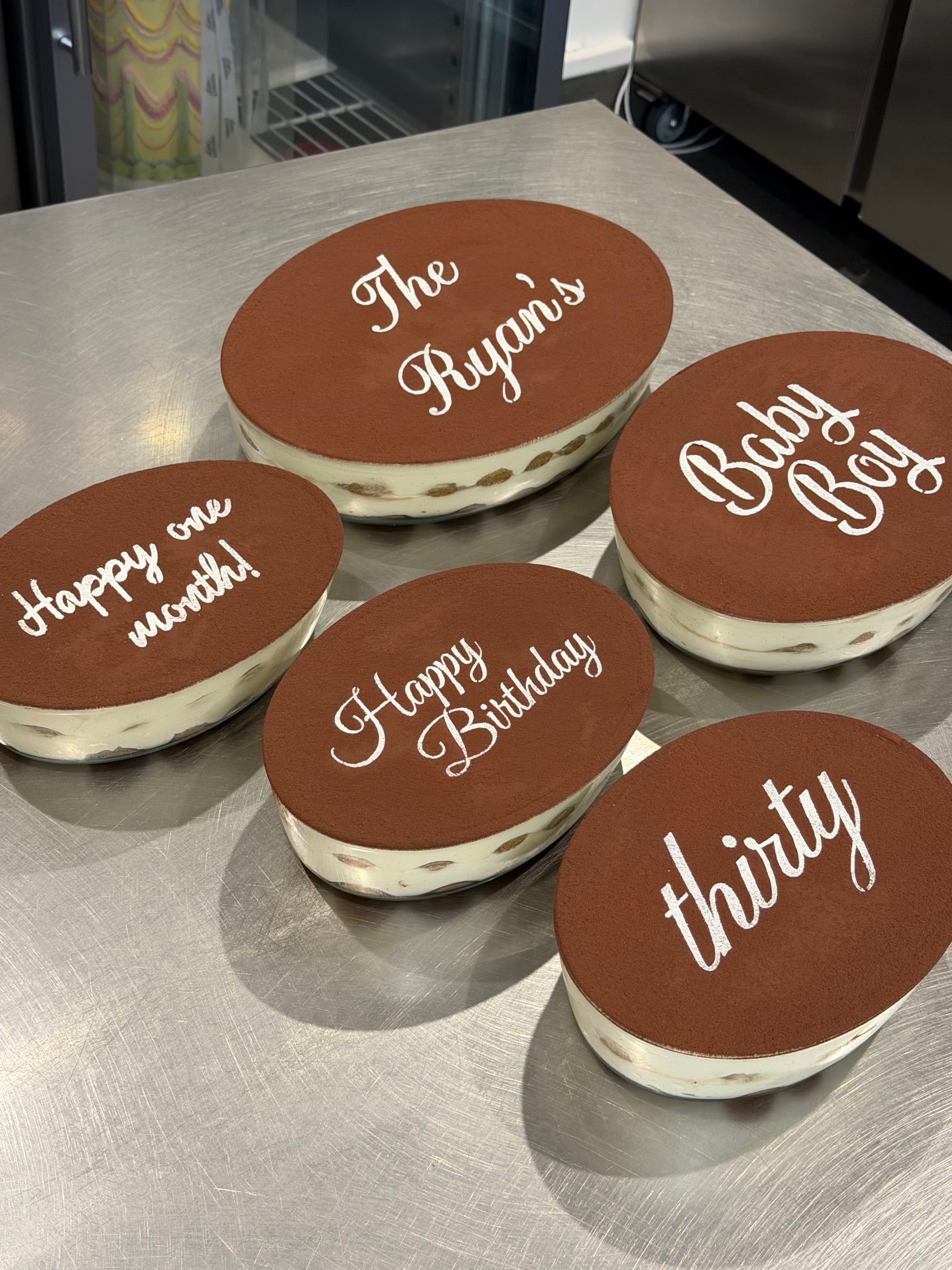 39cm Oval Tiramisu Glass Tray