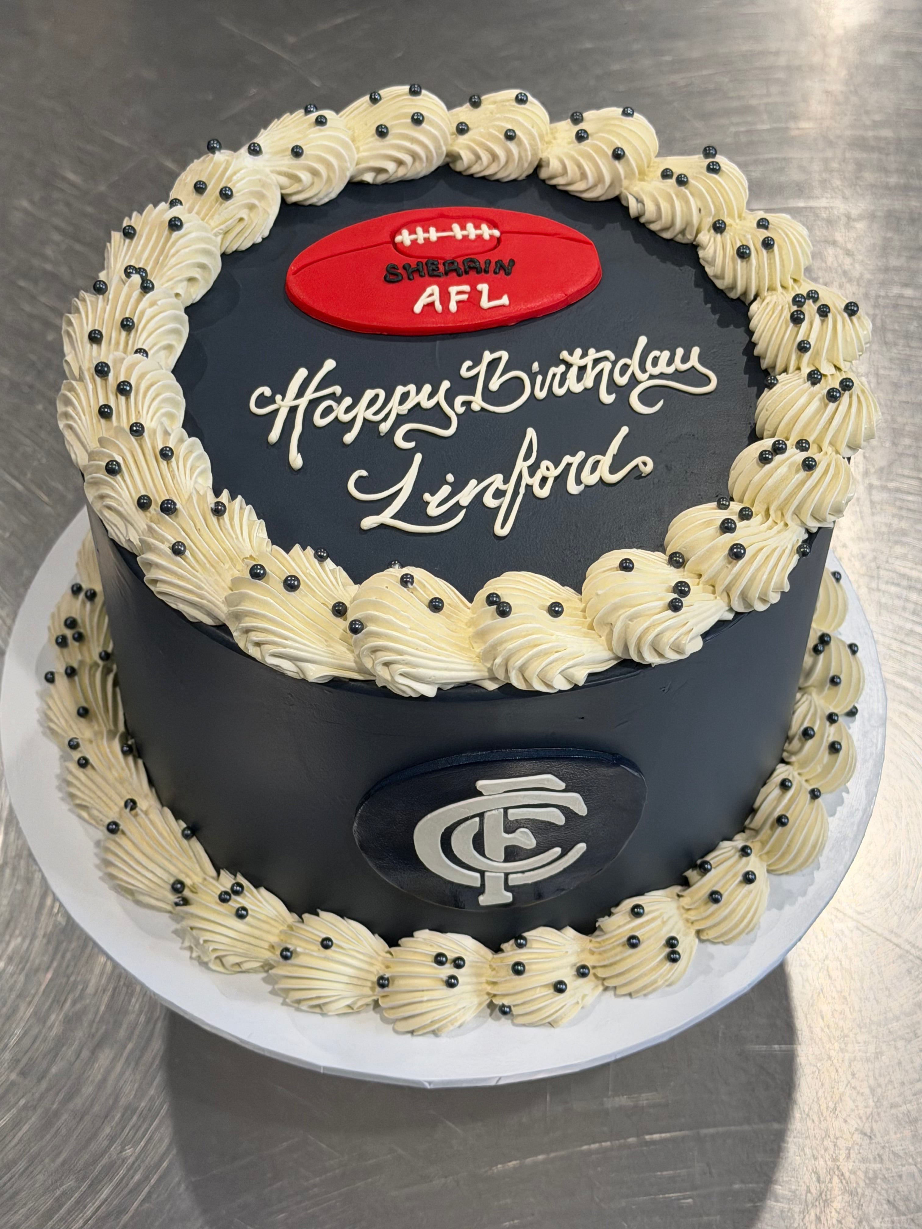 Retro Edible Print Cake - From $130