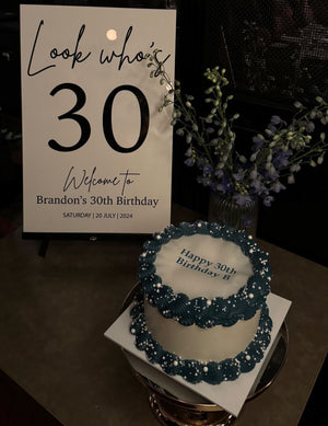 Burn-Away Retro Cake