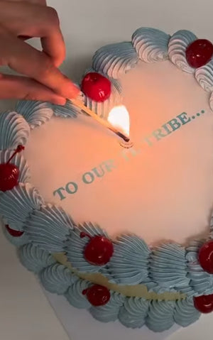 Burn-Away Retro Cake