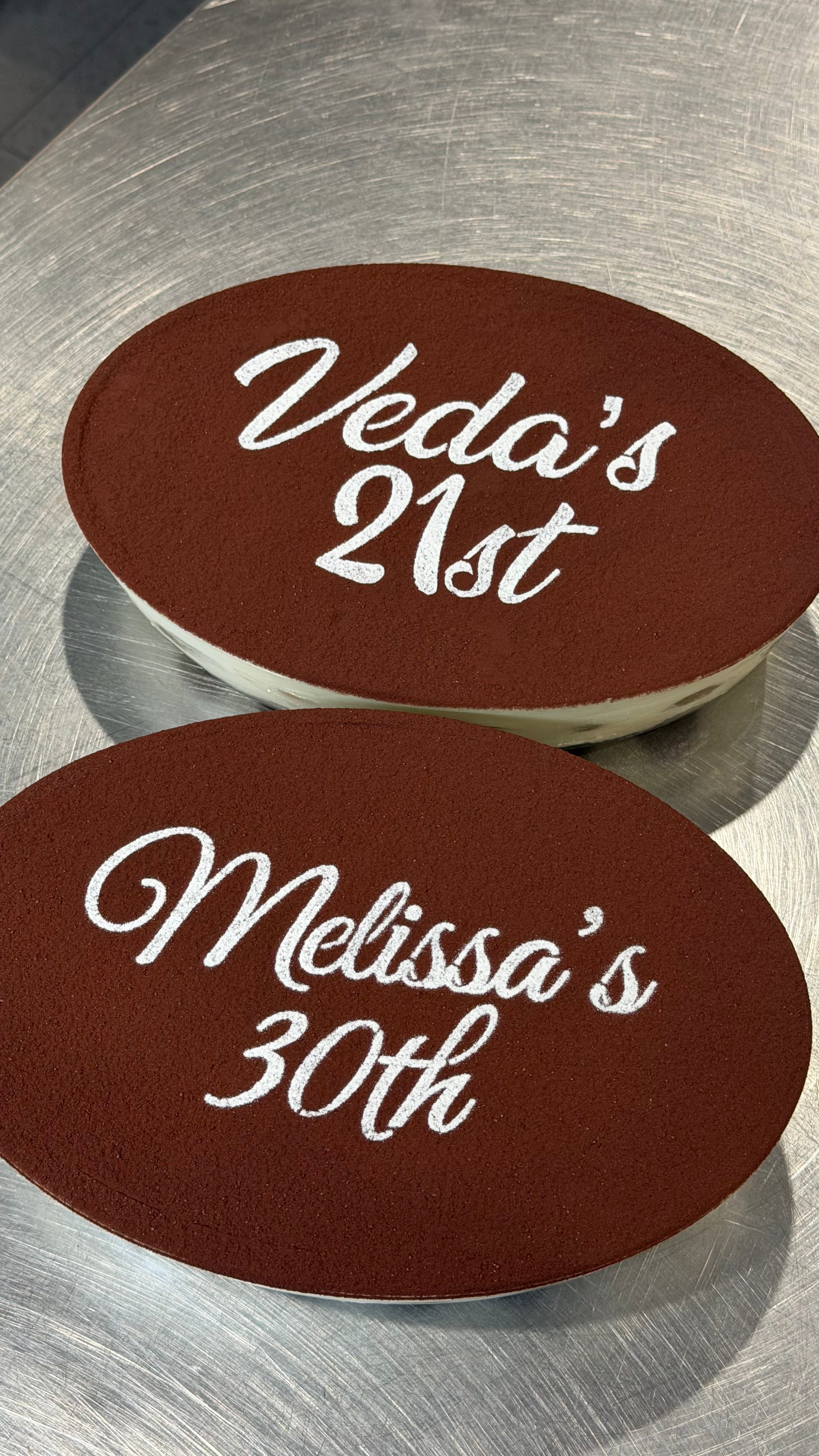 25cm Oval Tiramisu Glass Tray