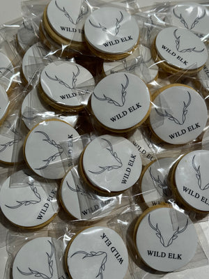 Corporate cookies Wild Elk Perth Cookies Edible Image