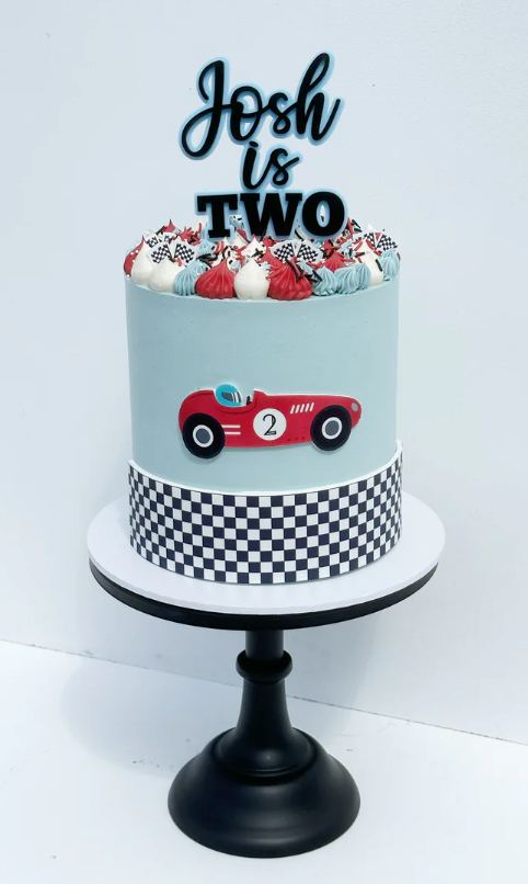TWO Fast Race Car Cake - From $200