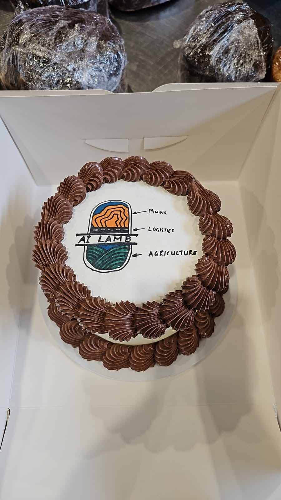 Retro Edible Image Cake - From $130