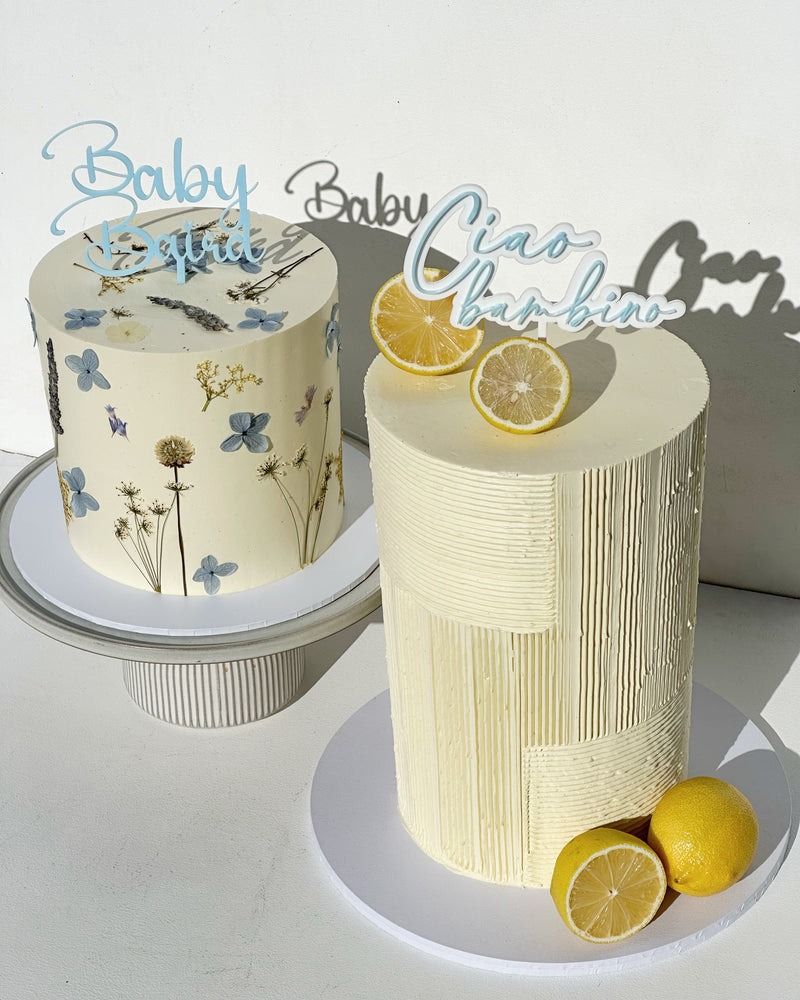 Pressed Flower Cake